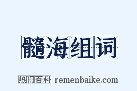 髓海组词是什么意思的图片